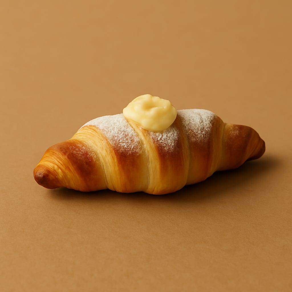 Croissant z kremem
